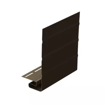 J-профиль фаска для фасадных панелей Monlid цвет коричневый 3 м