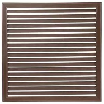 Экран для радиатора 60x60 см ПВХ цвет венге