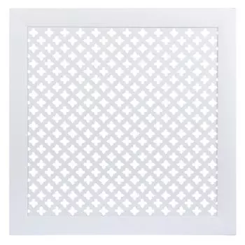 Экран для радиатора Готико 60x60 см цвет белый