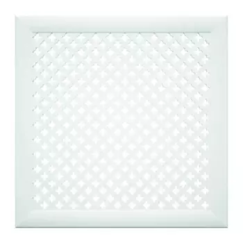 Экран для радиатора Готико МДФ 60x60 см белый