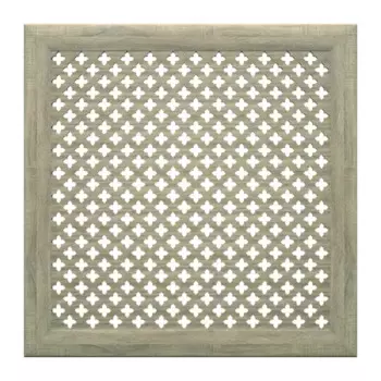 Экран для радиатора Готико МДФ 60x60 см дуб винтаж