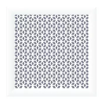 Экран для радиатора Илона МДФ 60x60 см белый