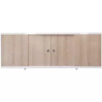 Экран под ванну раздвижной 150 см цвет белёный дуб