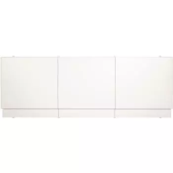 Экран под ванну с выдвижным ящиком 150 см цвет белый