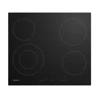 Электрическая варочная панель Hotpoint HR 6T2 C 59 см 4 конфорки цвет черный