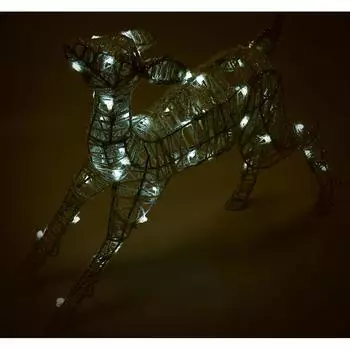 Электрогирлянда-фигура светодиодная «Олень» для улицы 50 ламп, цвет холодный белый