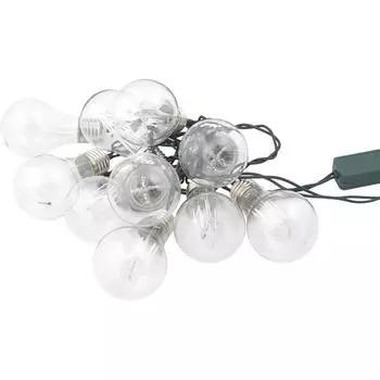 Электрогирлянда комнатная нить Фестоны 1.8 м 10 LED тёплый белый