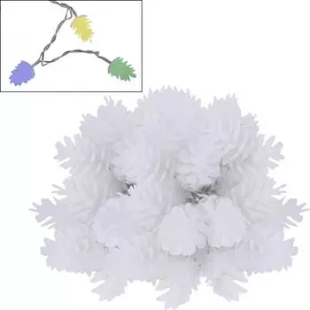 Электрогирлянда комнатная нить «Шишки» 4 м 40 LED мультисвет