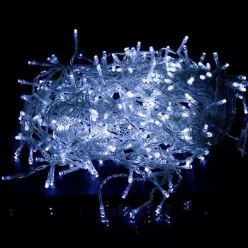 Электрогирлянда наружная Бахрома 8 м 360 LED холодный белый