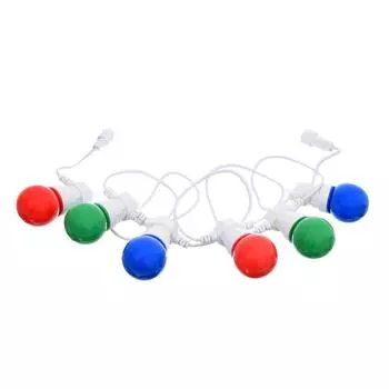 Электрогирлянда наружная «Нить» 2,4 м 6 LED мультисвет