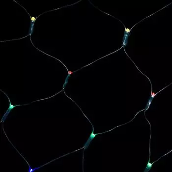 Электрогирлянда наружная «Сеть» 1.5 м 144 LED мультисвет