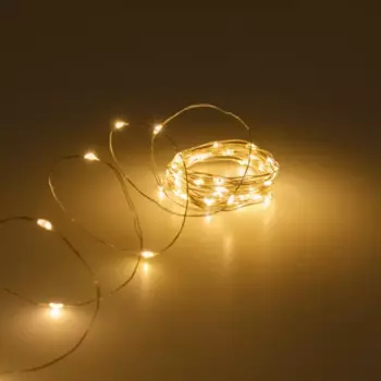 Электрогирлянда Роса 5 м 50 ламп теплый белый цвет света