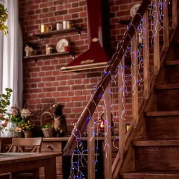 Электрогирлянда Uniel Бахрома 25 м 440 ламп цвет синий 1 режим работы