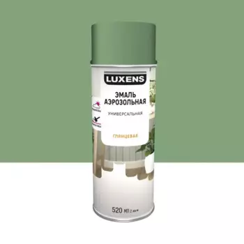 Эмаль аэрозольная декоративная Luxens глянцевая цвет бледно-зеленый 520 мл