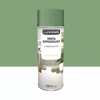 Эмаль аэрозольная декоративная Luxens сатинированная цвет бледно-зеленый 520 мл