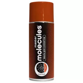 Эмаль аэрозольная для суппортов Molecules 520 мл цвет красный