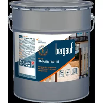 Эмаль Bergauf PF-115 цвет синий 25 кг