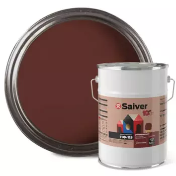 Эмаль ПФ-115 Saiver Lux цвет шоколадный 5 кг