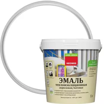 Эмаль Neomid тепло-влагоизоляционная HS 1 л