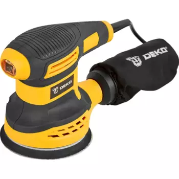 Эксцентриковая шлифмашина Deko DKG350, 350 Вт, 125 мм