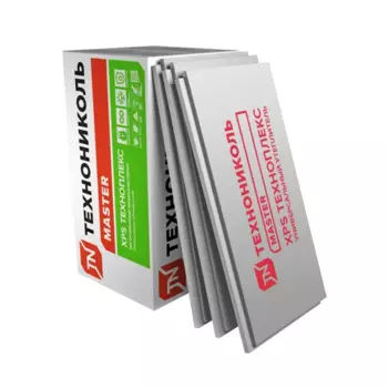 Экструдированный пенополистирол XPS 100 мм Техноплекс 580x1180 мм 0.68 м