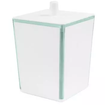 Ёмкость для косметики Spacy пластик цвет белый/мятный