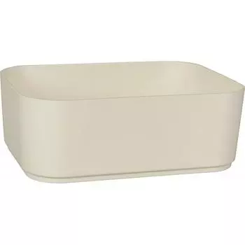 Ёмкость малая Berossi 15x5x11 см, пластик, цвет слоновая кость