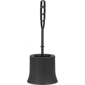 Ёрш для унитаза «Вязание» цвет графитовый