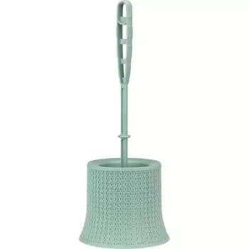 Ёрш для унитаза «Вязание» цвет морская волна