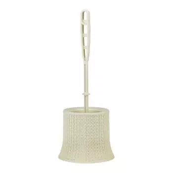 Ёрш для унитаза «Вязание» цвет слоновая кость