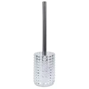 Ёршик для унитаза Proffi Home Glass цвет прозрачный/серебро