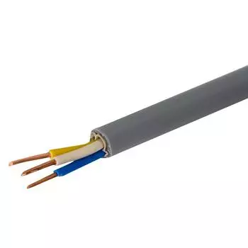 Кабель Партнер-Электро NYM 3x1.5 5 м ГОСТ цвет серый