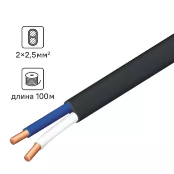 Кабель Tdm Electric ВВГпнг(A)-LS 2x2.5 100 м ГОСТ