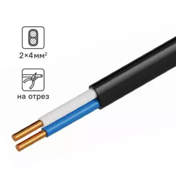 Кабель Tdm Electric ВВГпнг-LS 2x4 на отрез ГОСТ