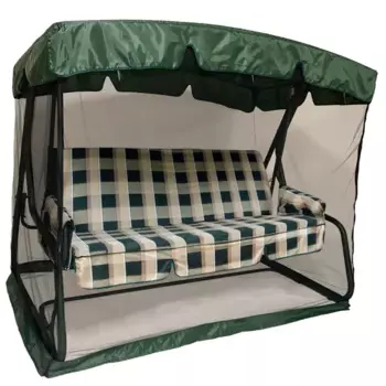 Качели садовые Greengard Эдем 3-х местные (до 250 кг) зеленый