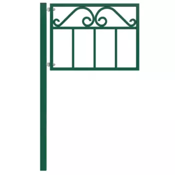 Калитка МП-2 со столбом 0.6x2 м зеленый