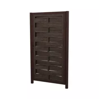 Калитка Утес жалюзи 100x200 см темное дерево