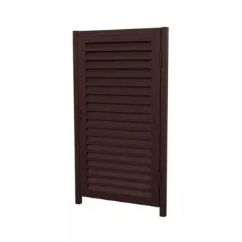 Калитка Вершина жалюзи 100x200 см коричневый
