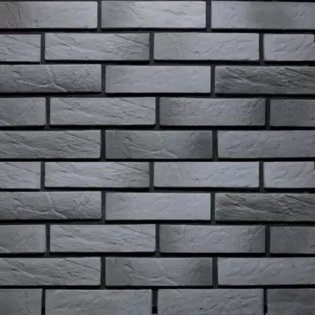 Камень искусственный Ramo Растик брик серый 1м