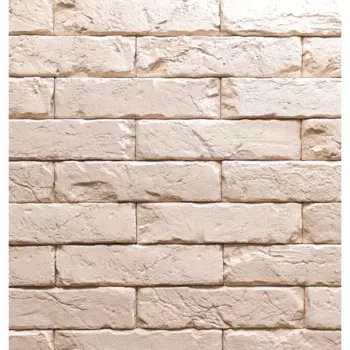 Камень искусственный Вавилонский кирпич 1 м белый