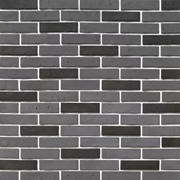 Камень искусственный White Hills Терамо Брик черный 0.65 м