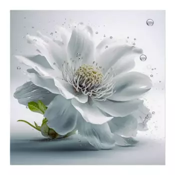 Канвас Белый цветок 30x30 см