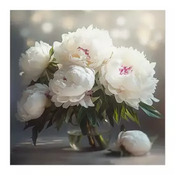 Канвас Пионы 30x30 см