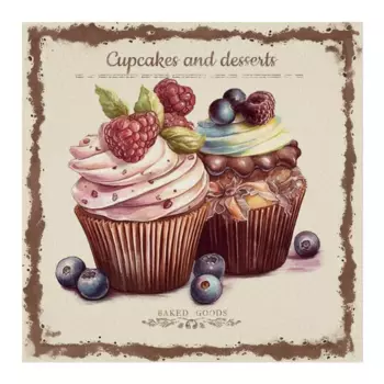Канвас Пирожное 30x30 см