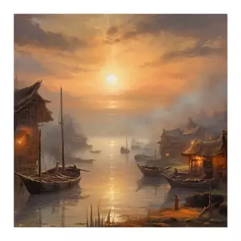Канвас Рассвет 30x30 см