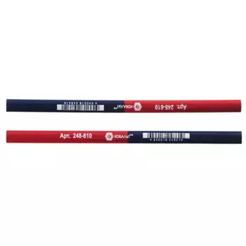 Карандаш строительный Кобальт 248-610 двухцветный