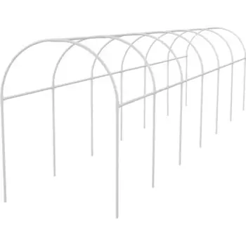 Каркас парника гофрокороб 1.1x3x1.2 м белый