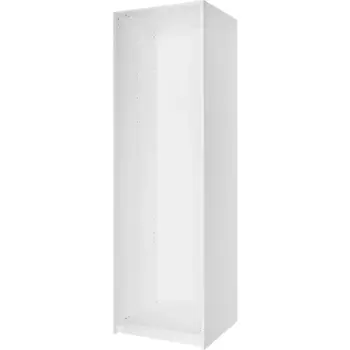 Каркас шкафа Лион 60x200.2x54.5 см ЛДСП цвет белый с петлями