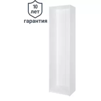 Каркас шкафа Лион 60x232.2x41.7 см ЛДСП цвет белый с петлями