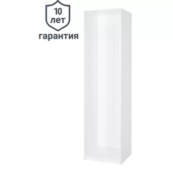 Каркас шкафа Лион 60x232.2x54.5 см ЛДСП цвет белый с петлями